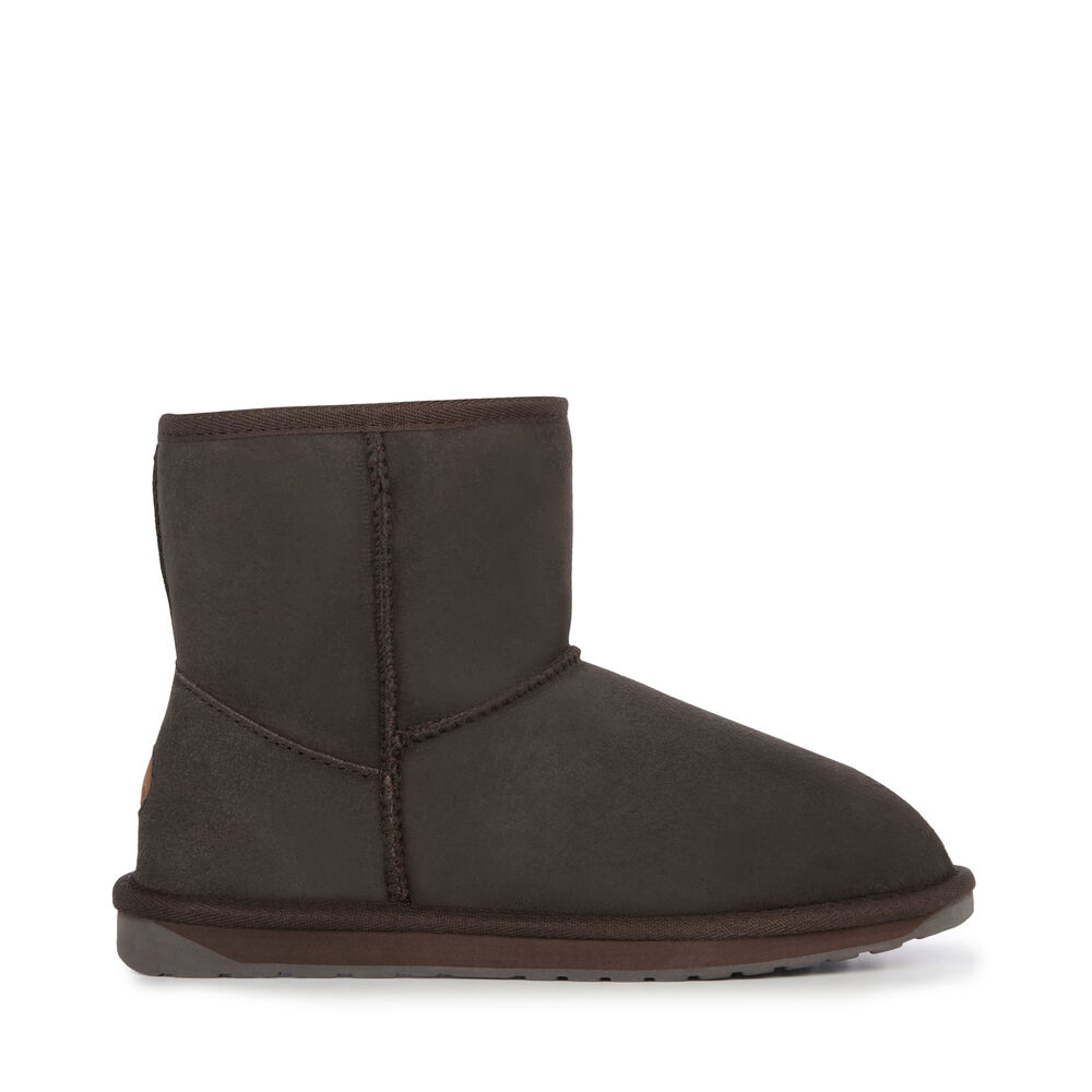 Emu Stinger Mini Stiefel Damen Schokolade | 73KUWESFO