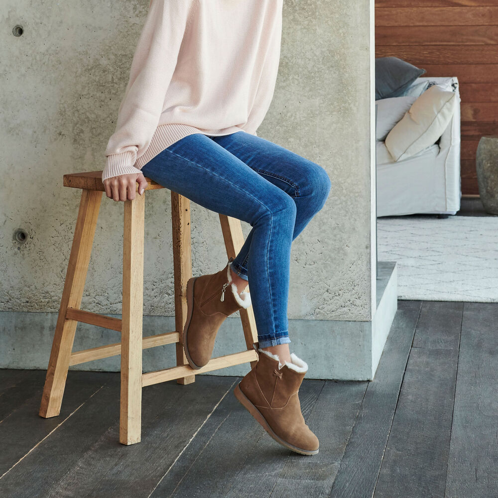 Emu Beach Mini Stiefel Damen Braun | 38PCWVYXM