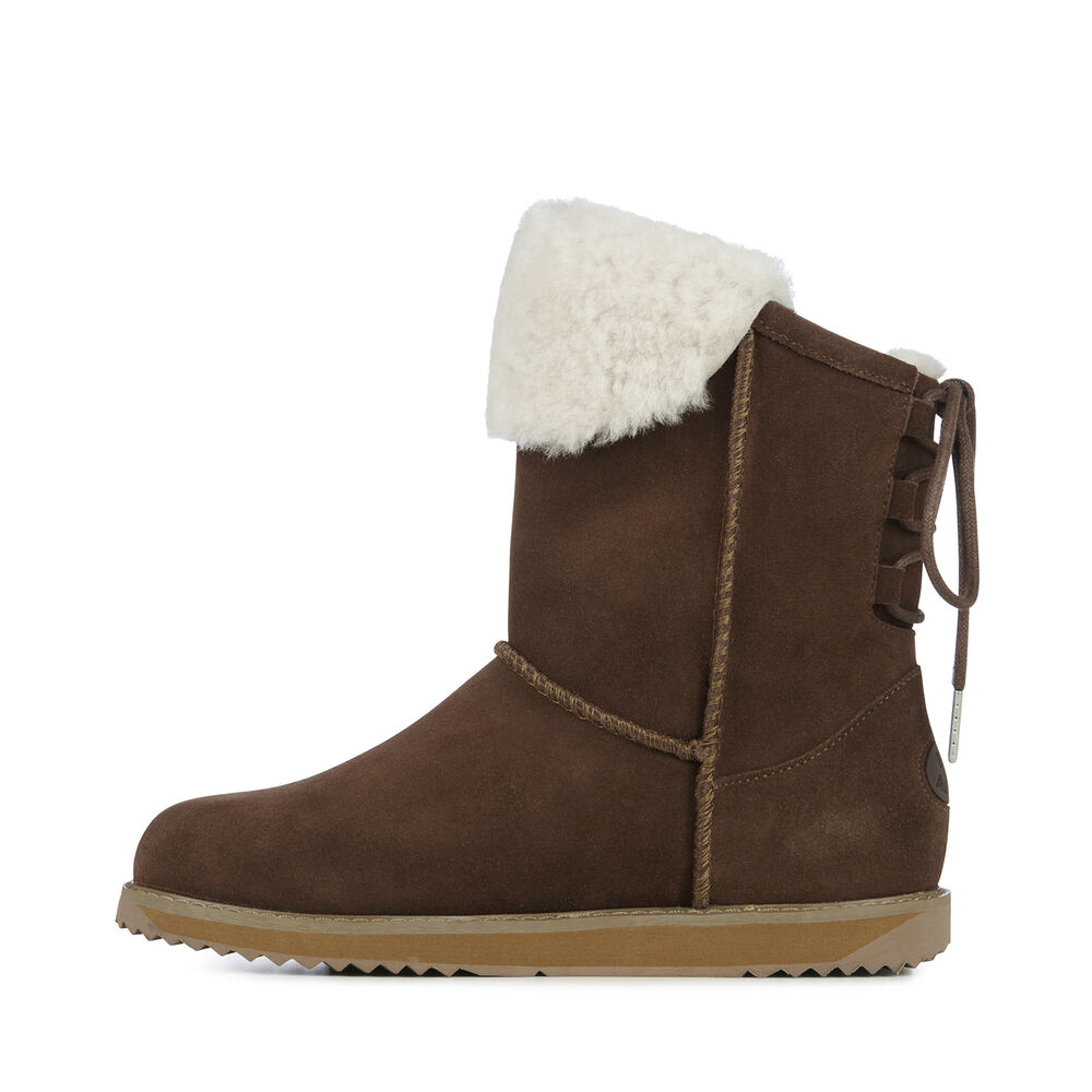 Emu Birdwood Stiefel Damen Braun | 74PIFXAHC
