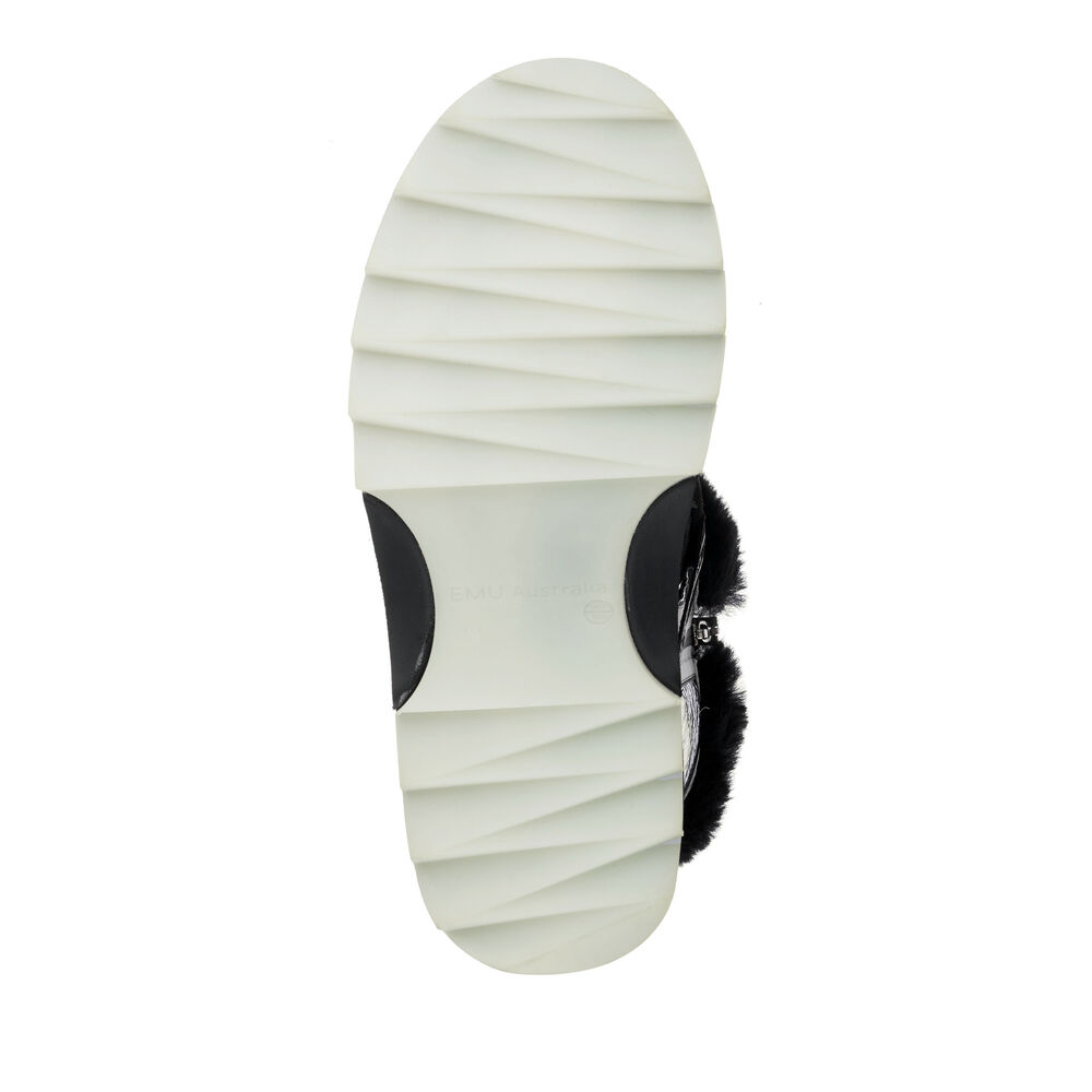 Emu Blurred Mirror Stiefel Damen Dunkelsilber | 96DKUGYQE