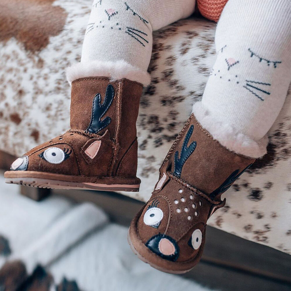 Emu Deer Walker Babies Stiefel Kinder Braun | 68KJXBIWV