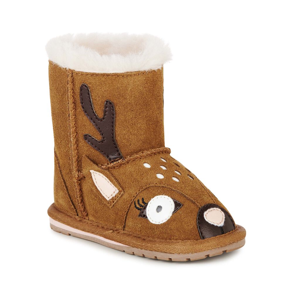 Emu Deer Walker Babies Stiefel Kinder Braun | 68KJXBIWV