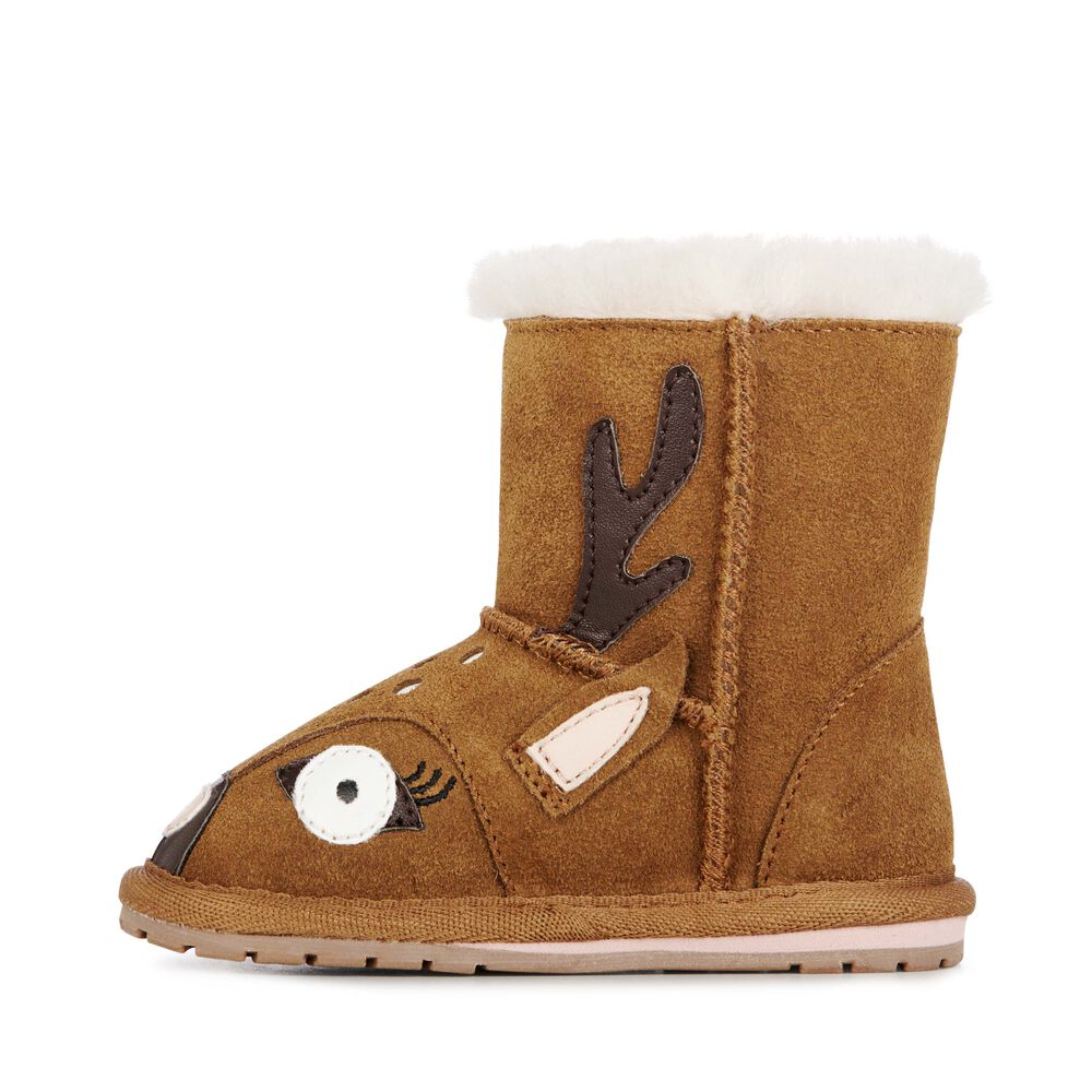 Emu Deer Walker Babies Stiefel Kinder Braun | 68KJXBIWV