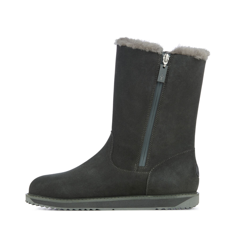 Emu Electra Stiefel Damen Dunkelgrau | 08VXCPWZD
