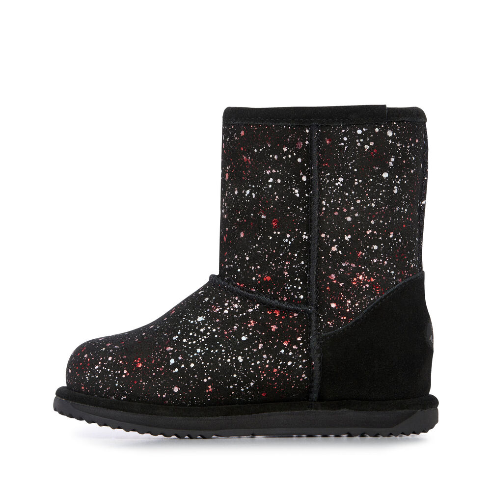 Emu Galaxy Brumby Stiefel Kinder Schwarz | 71TKJQBFC