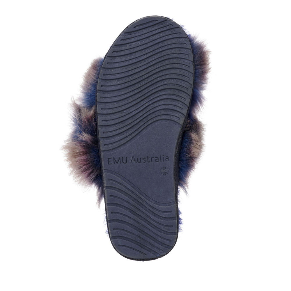 Emu Mayberry Lava Hausschuhe Damen Navy | 82SFKMZCP