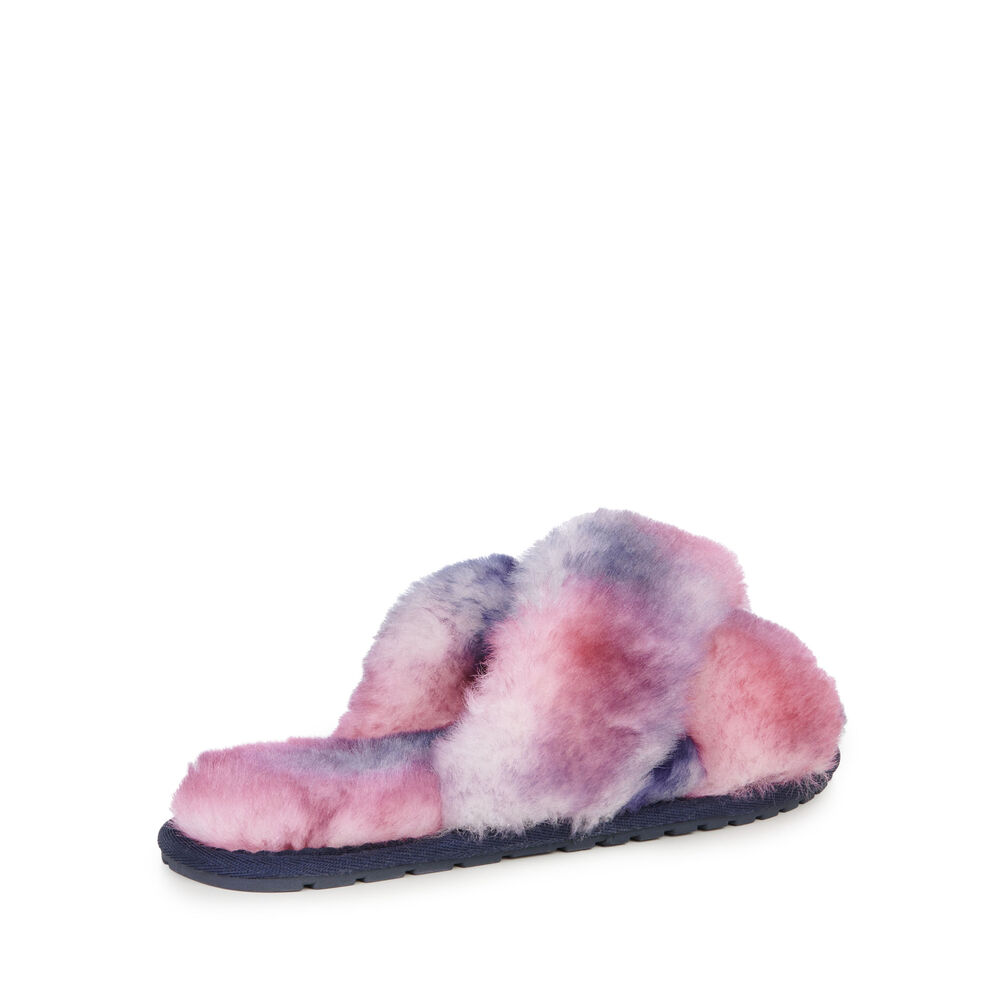 Emu Mayberry Tie Dye Hausschuhe Damen Mehrfarbig | 72RTWXJDE