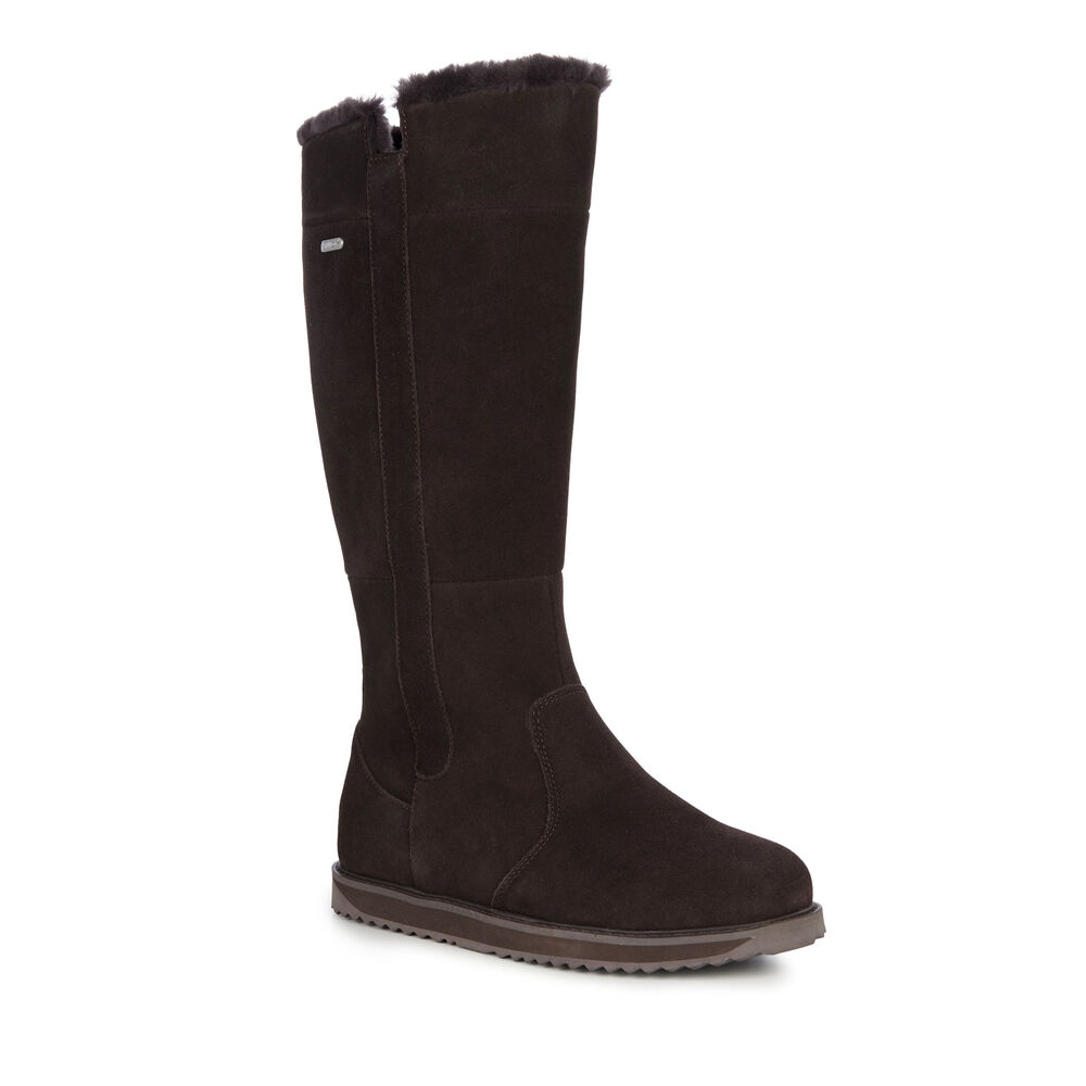 Emu Moonta Stiefel Damen Schokolade | 05ZQIEFAT