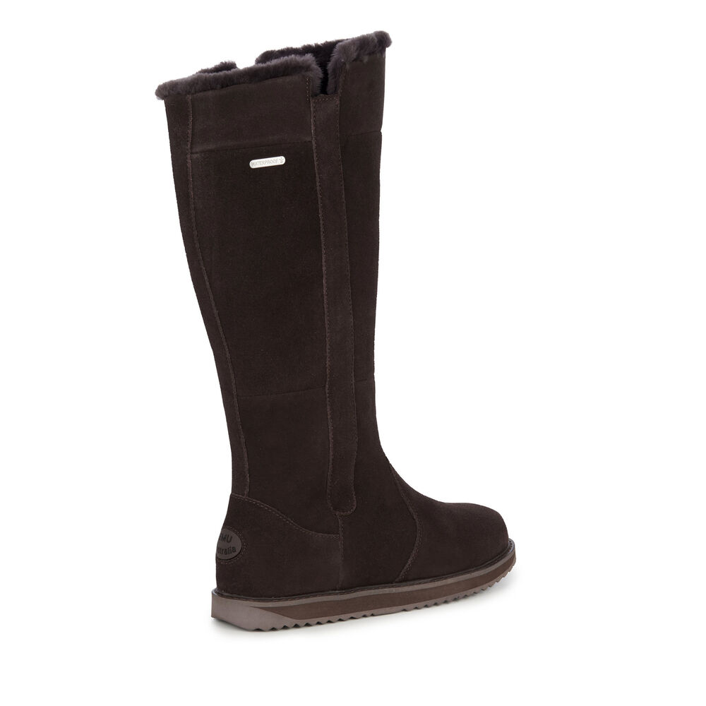 Emu Moonta Stiefel Damen Schokolade | 05ZQIEFAT