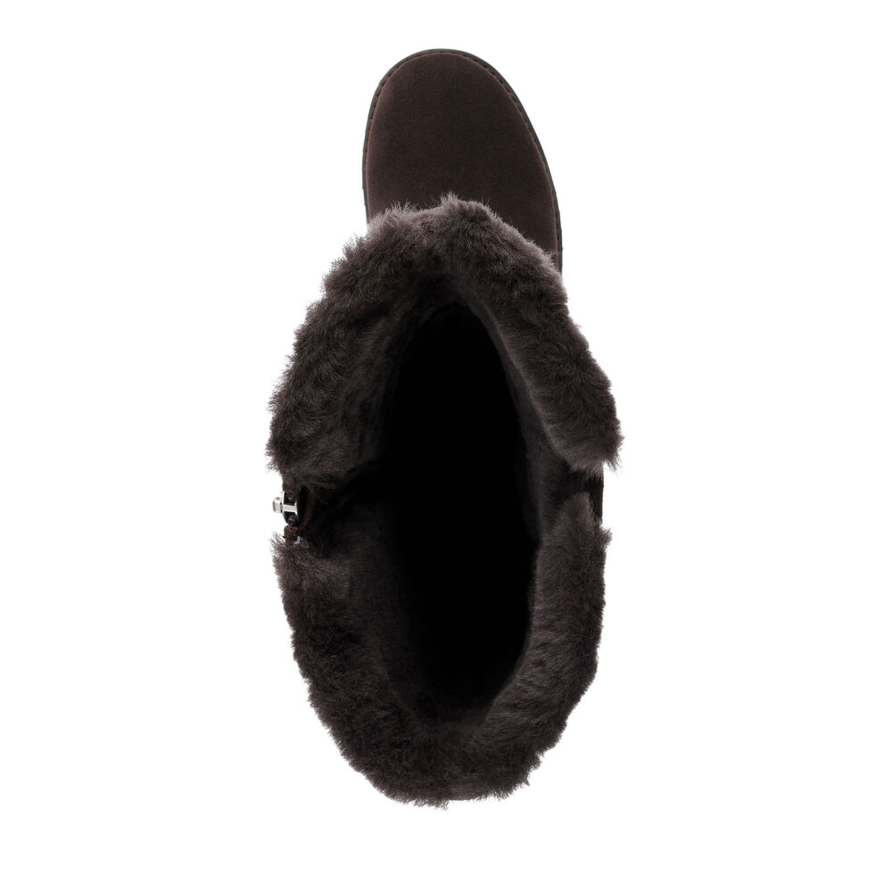 Emu Moonta Stiefel Damen Schokolade | 05ZQIEFAT