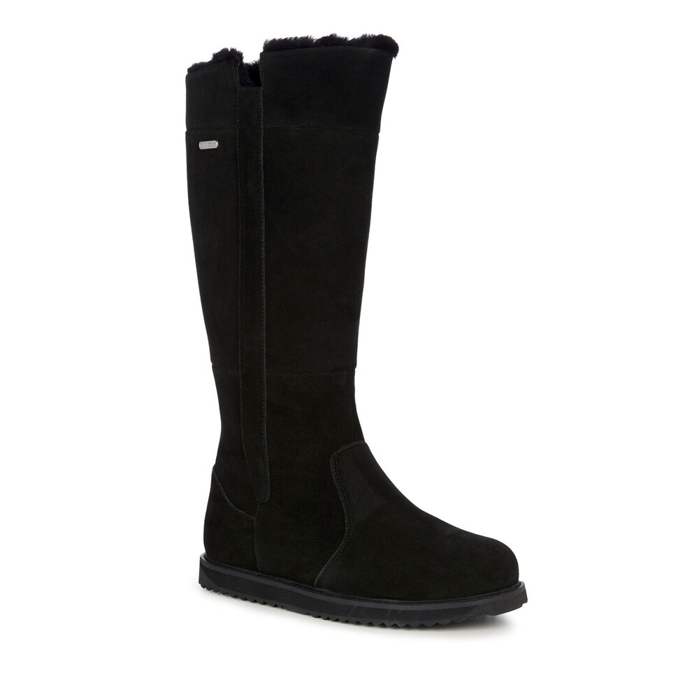 Emu Moonta Stiefel Damen Schwarz | 34OUSLKME
