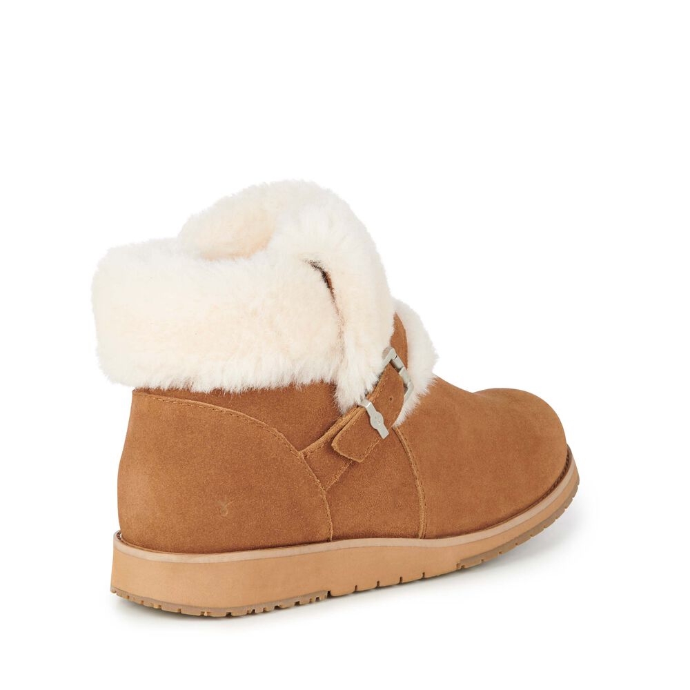 Emu Oxley Fur Cuff Stiefel Damen Braun | 60DMWFKUH
