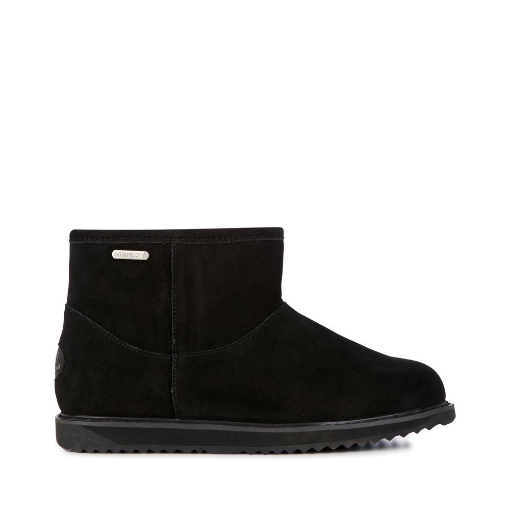 Emu Paterson Klassische Mini Stiefel Damen Schwarz | 72JNEFIQT