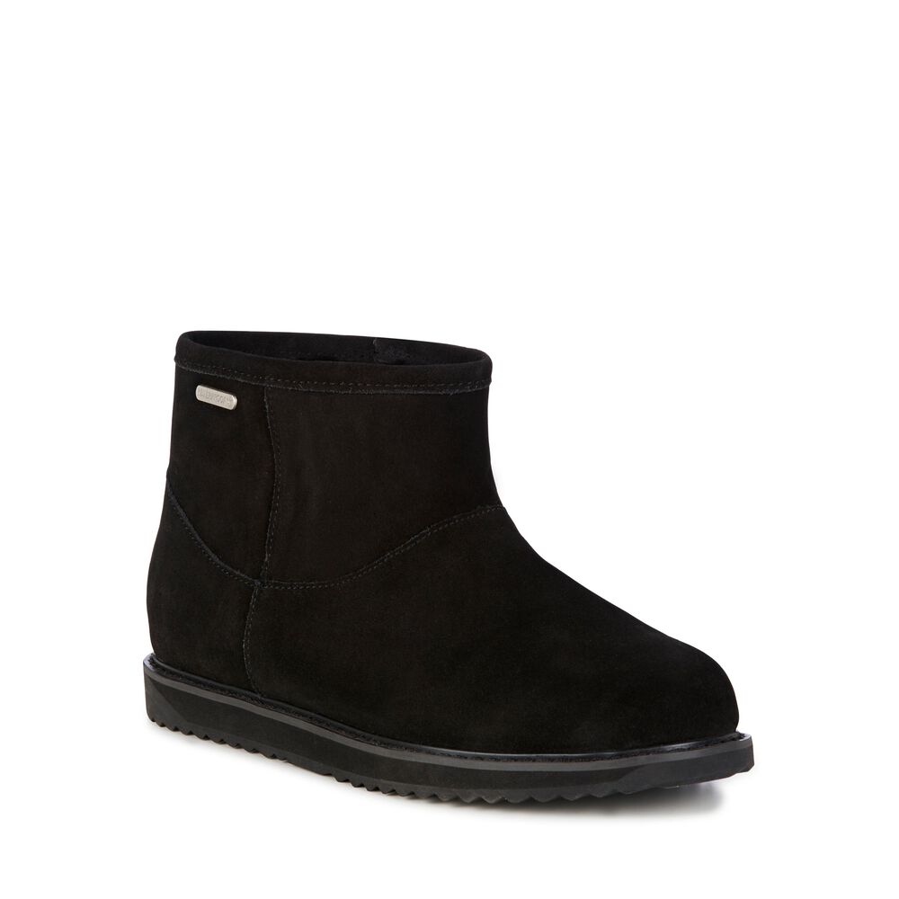 Emu Paterson Klassische Mini Stiefel Damen Schwarz | 72JNEFIQT