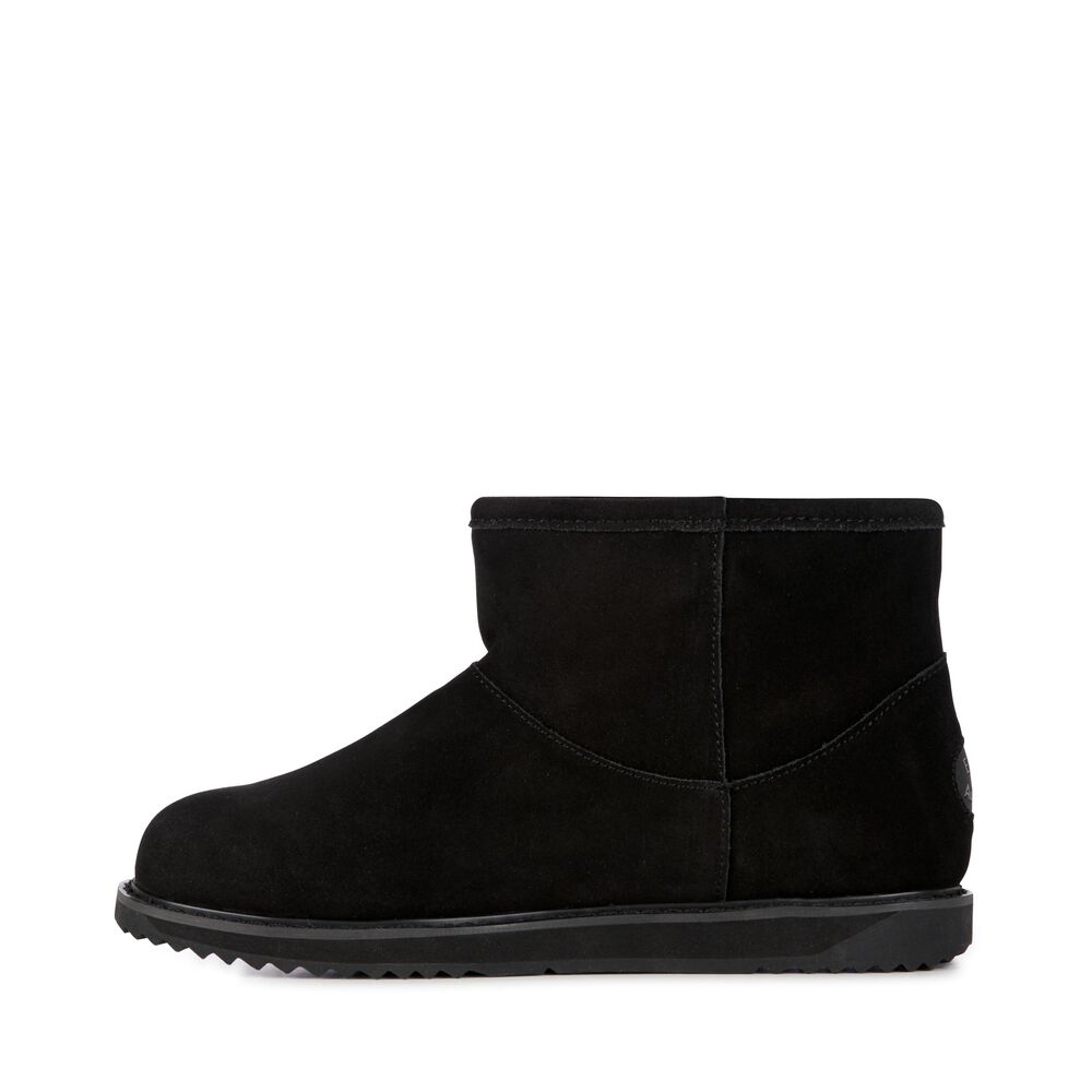 Emu Paterson Klassische Mini Stiefel Damen Schwarz | 72JNEFIQT