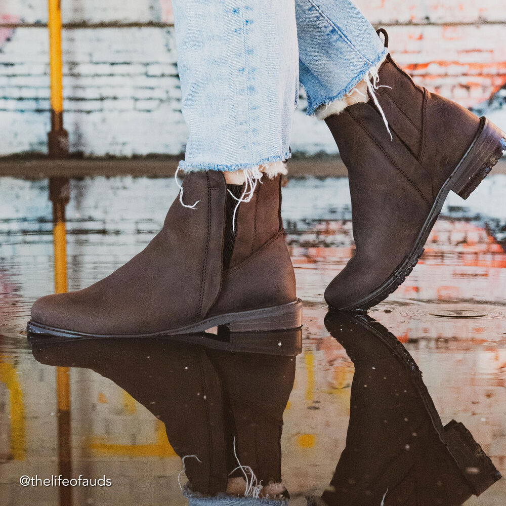 Emu Pioneer Leder Stiefel Damen Schokolade | 90KBFCNRX