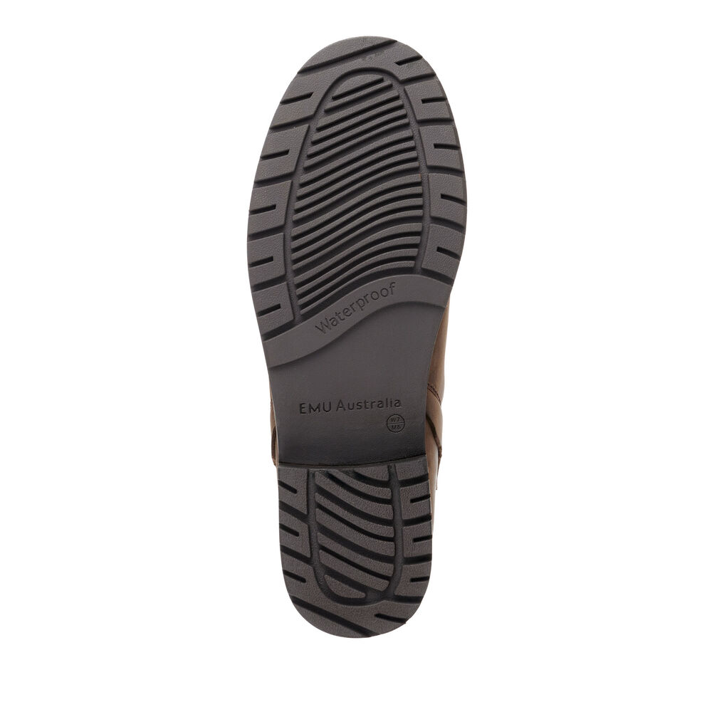 Emu Pioneer Leder Stiefel Damen Schokolade | 90KBFCNRX