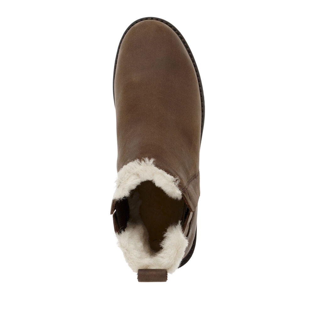 Emu Pioneer Leder Stiefel Damen Schokolade | 90KBFCNRX