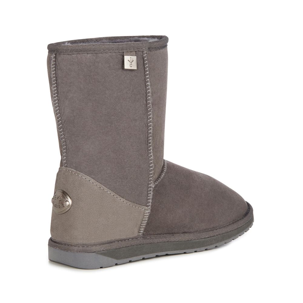 Emu Platinum Stinger Lo Stiefel Damen Tiefesgrau | 06AXVNSJH
