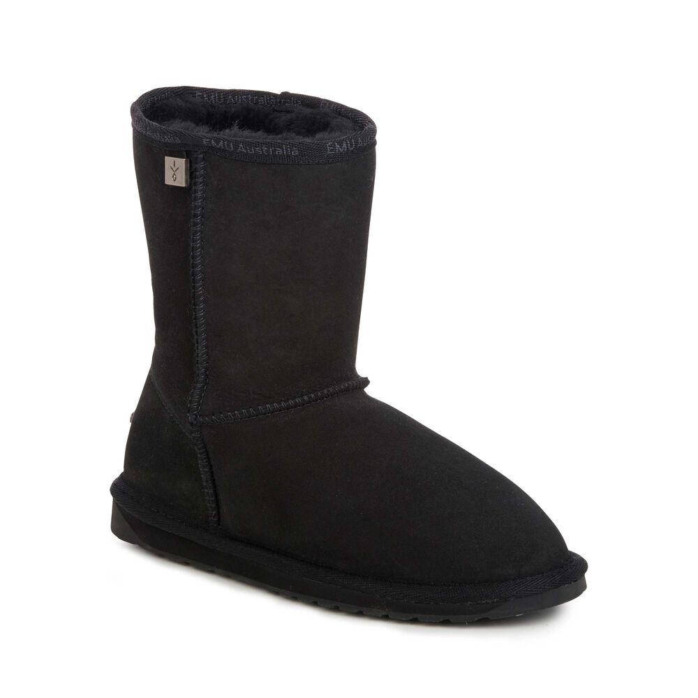 Emu Platinum Stinger Slim Lo Stiefel Damen Schwarz | 08UFMJQVL