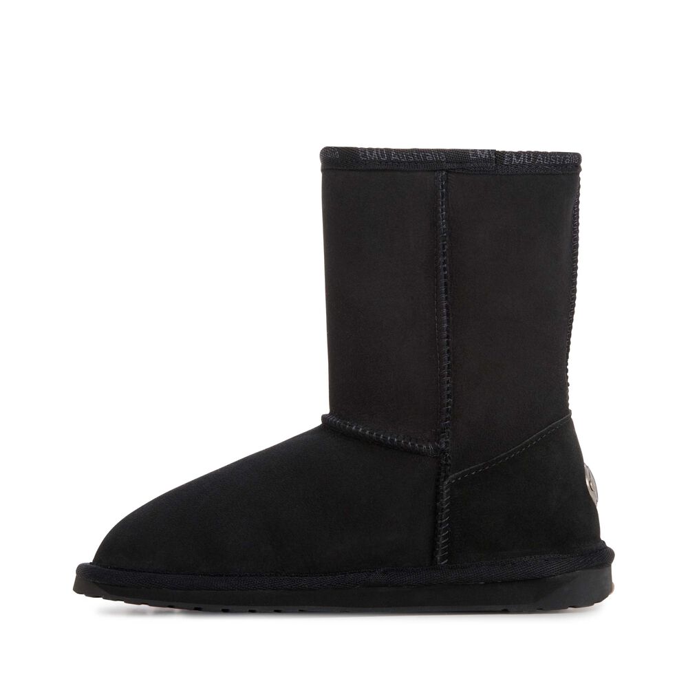 Emu Platinum Stinger Slim Lo Stiefel Damen Schwarz | 08UFMJQVL
