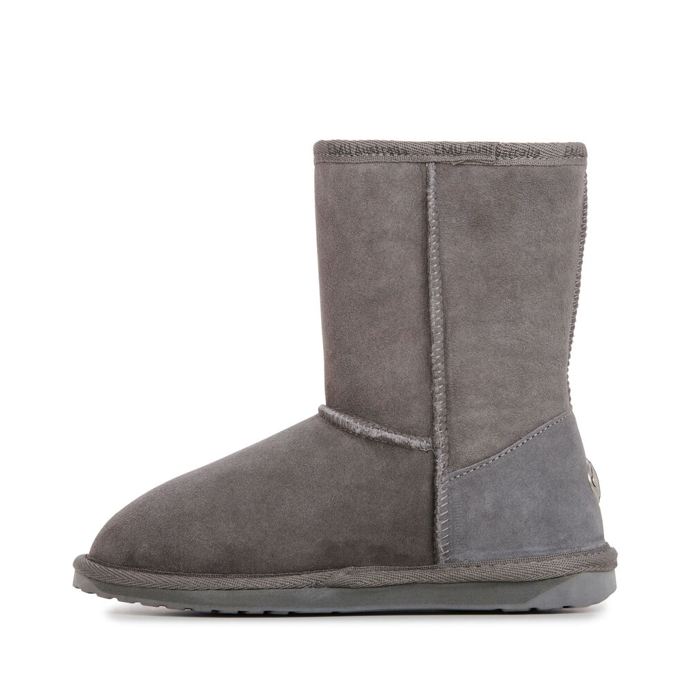 Emu Platinum Stinger Slim Lo Stiefel Damen Tiefesgrau | 40BFTDKPU