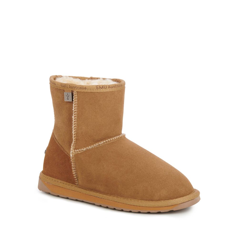 Emu Platinum Stinger Slim Mini Stiefel Damen Braun | 90WAQXMJH