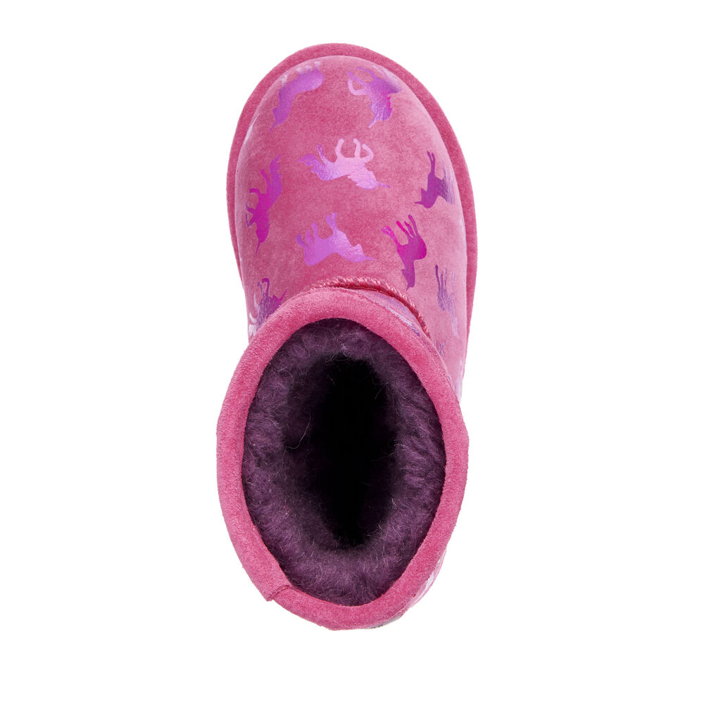 Emu Rainbow Unicorn Brumby Stiefel Kinder Tiefesrosa | 96FBIXQWR