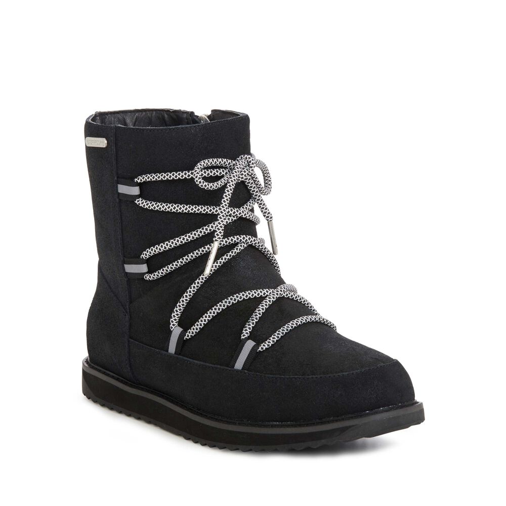 Emu Rutledge Stiefel Damen Schwarz | 34RVXFBCK