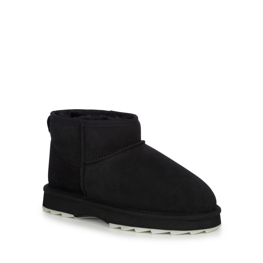 Emu Sharky Micro Stiefel Damen Schwarz | 15PVIAOCF