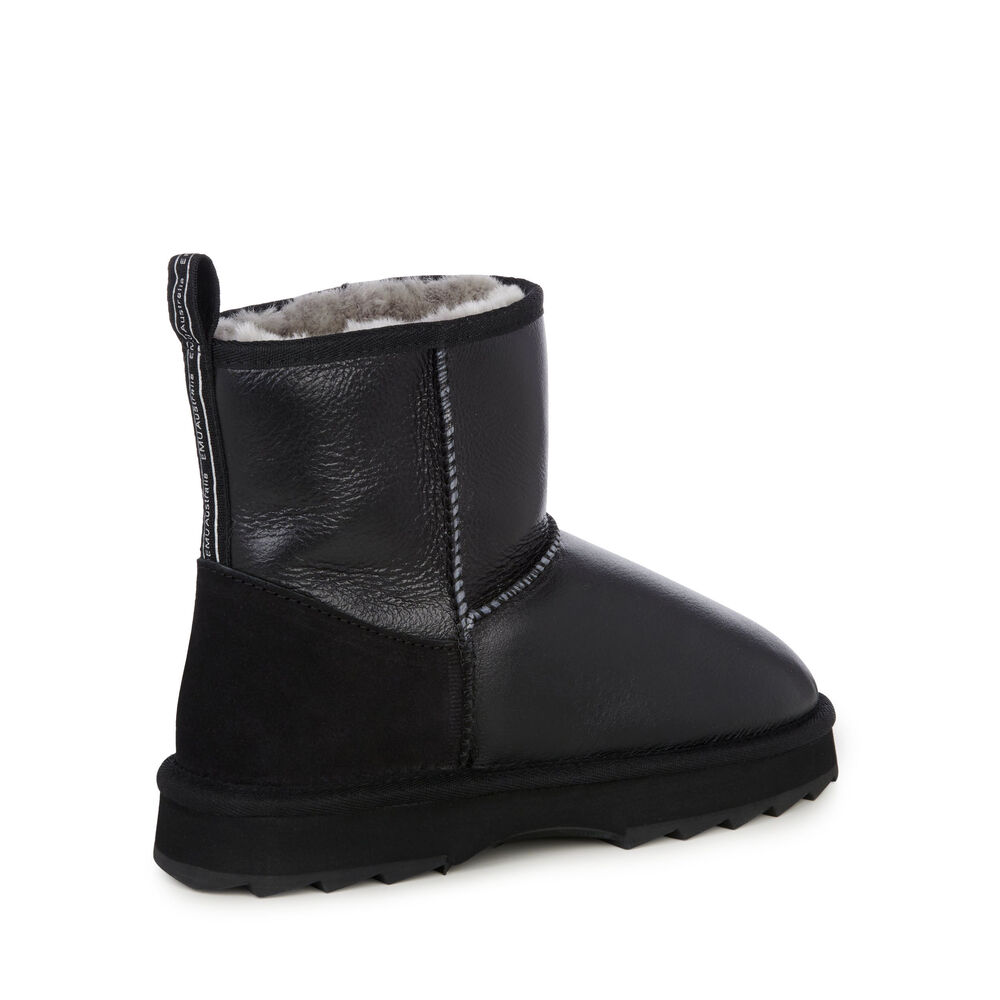 Emu Sharky Mini Town Stiefel Damen Schwarz | 43UVMJHCN