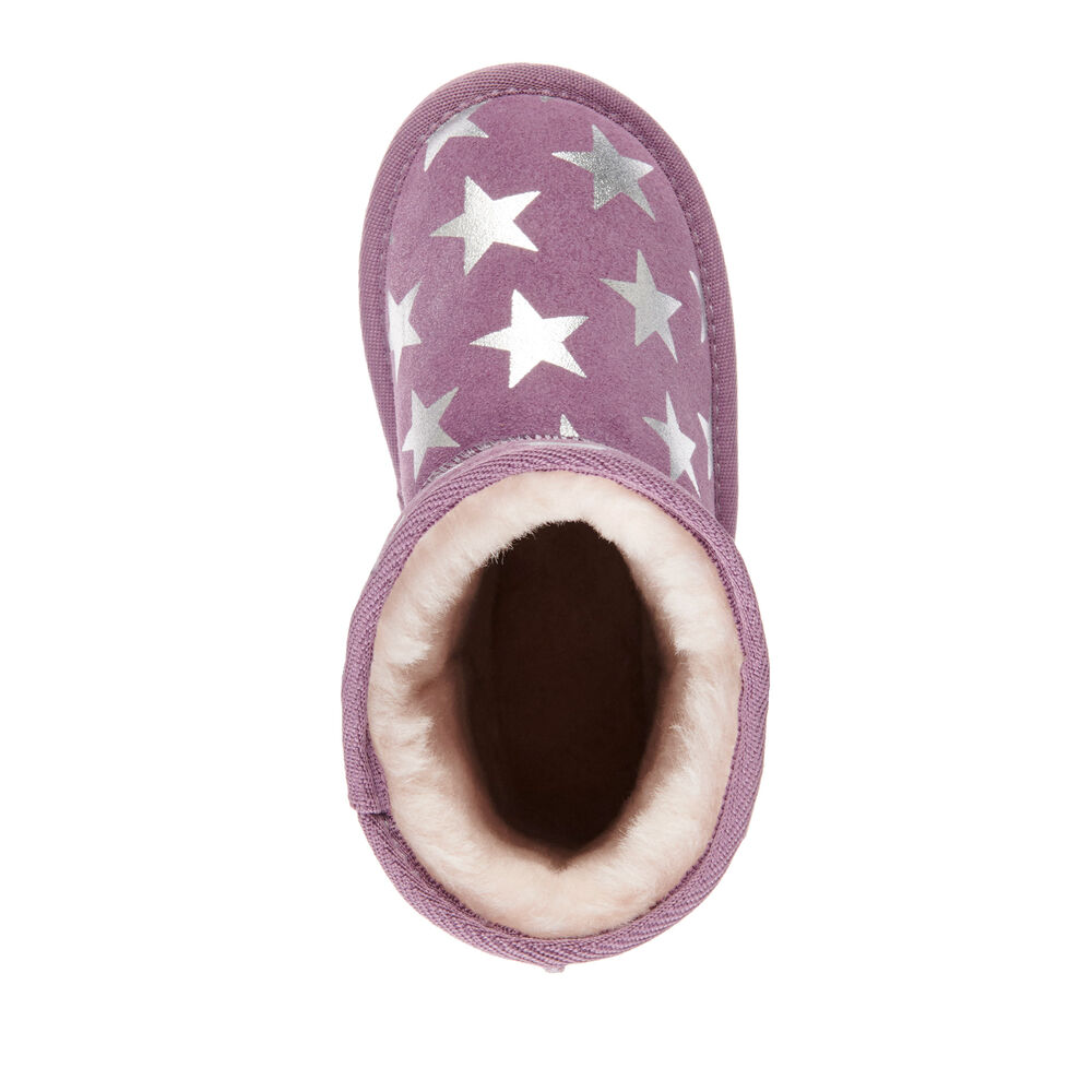 Emu Starry Night Stiefel Kinder Lila | 98SEMROFD