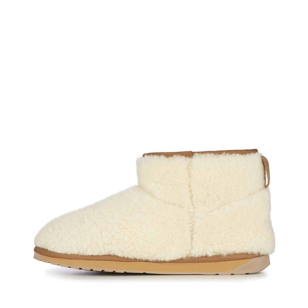 Emu Stinger Micro Teddy Stiefel Damen Beige | 37MOWPGTF