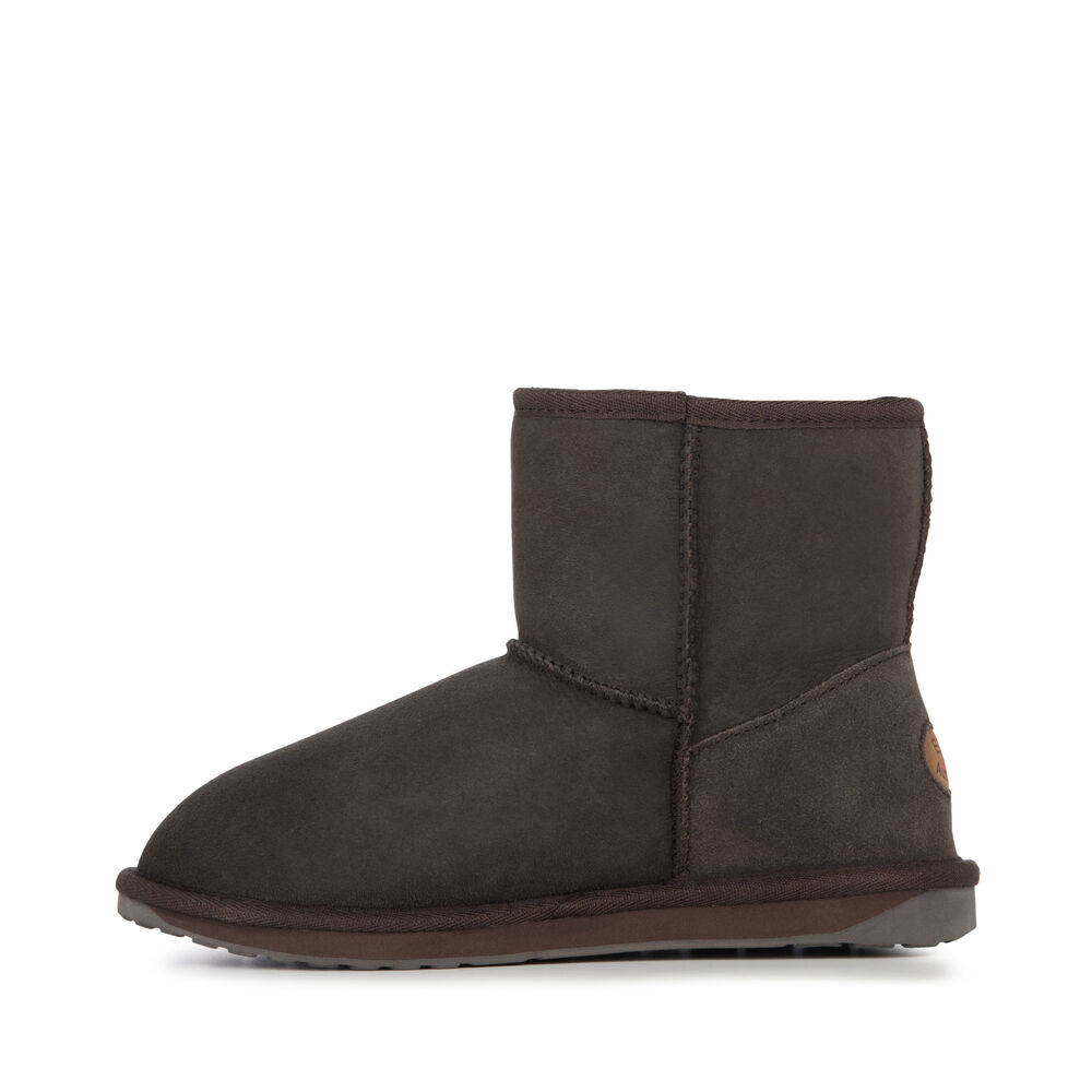 Emu Stinger Mini Stiefel Damen Schokolade | 73KUWESFO