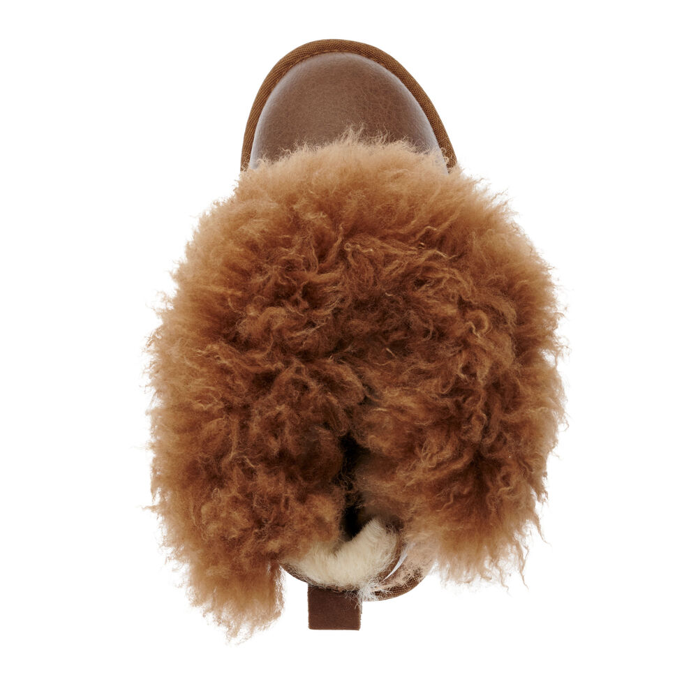 Emu Teddy Wurren Stiefel Damen Braun | 14WQTNHEK
