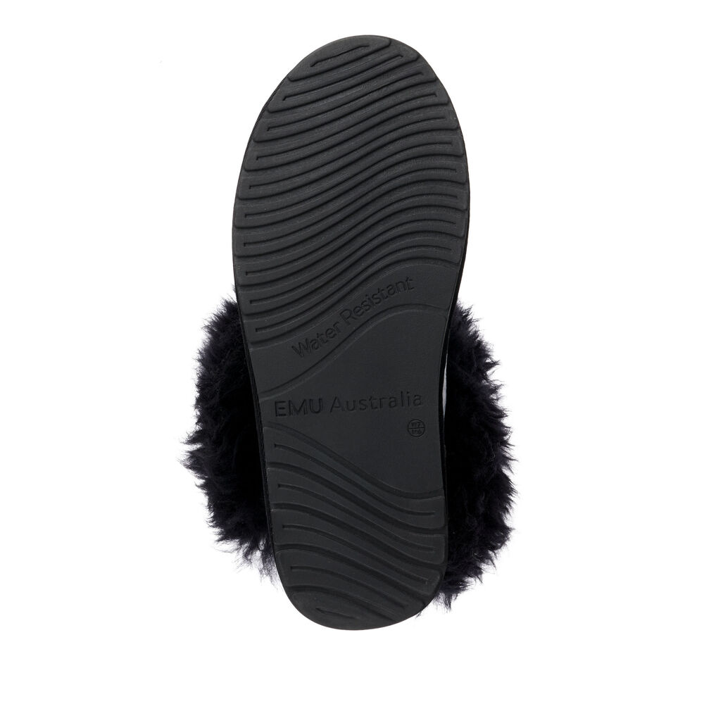 Emu Teddy Wurren Stiefel Damen Schwarz | 46RGUMQBO