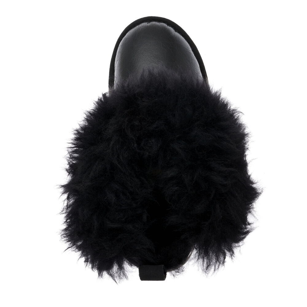 Emu Teddy Wurren Stiefel Damen Schwarz | 46RGUMQBO