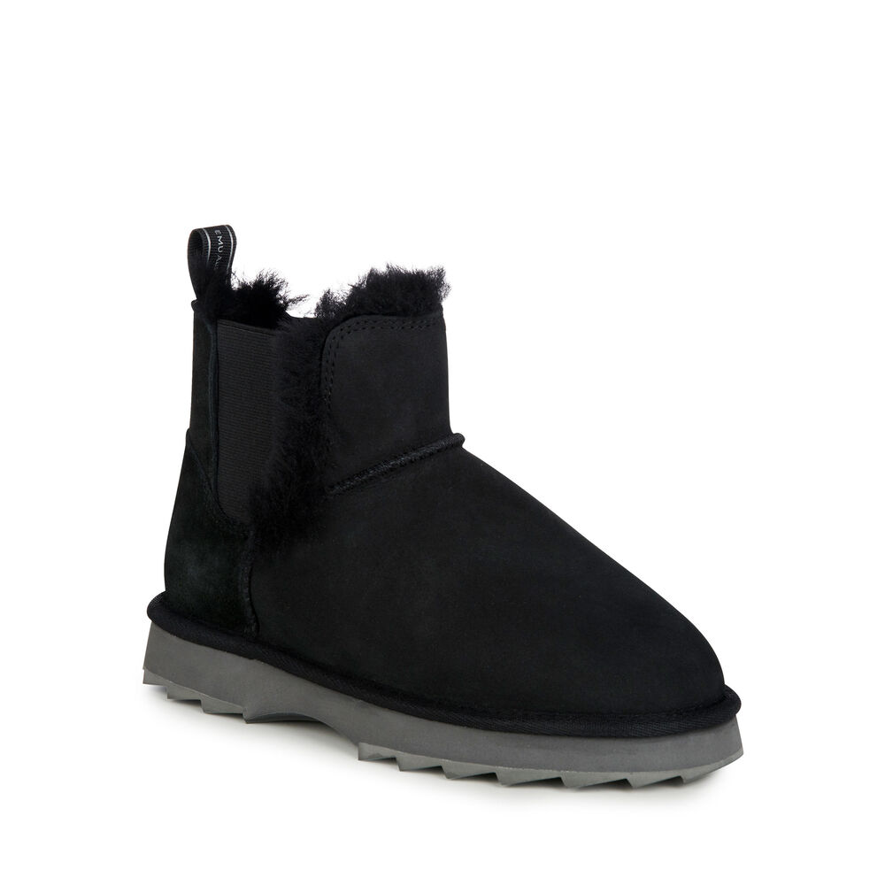 Emu Thresher Stiefel Damen Schwarz | 96SJFRKCT
