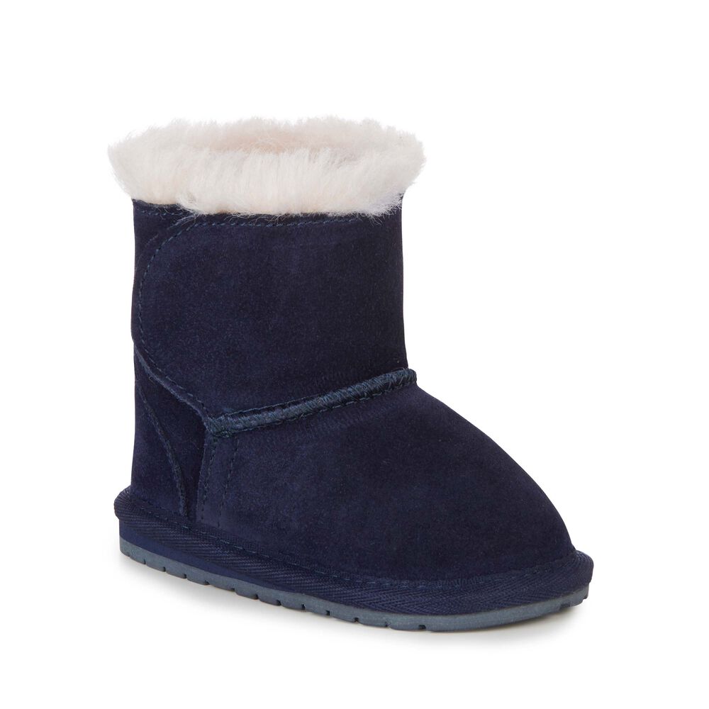 Emu Toddle Babies Stiefel Kinder Navy | 73HKSFUJQ