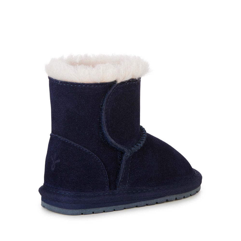 Emu Toddle Babies Stiefel Kinder Navy | 73HKSFUJQ