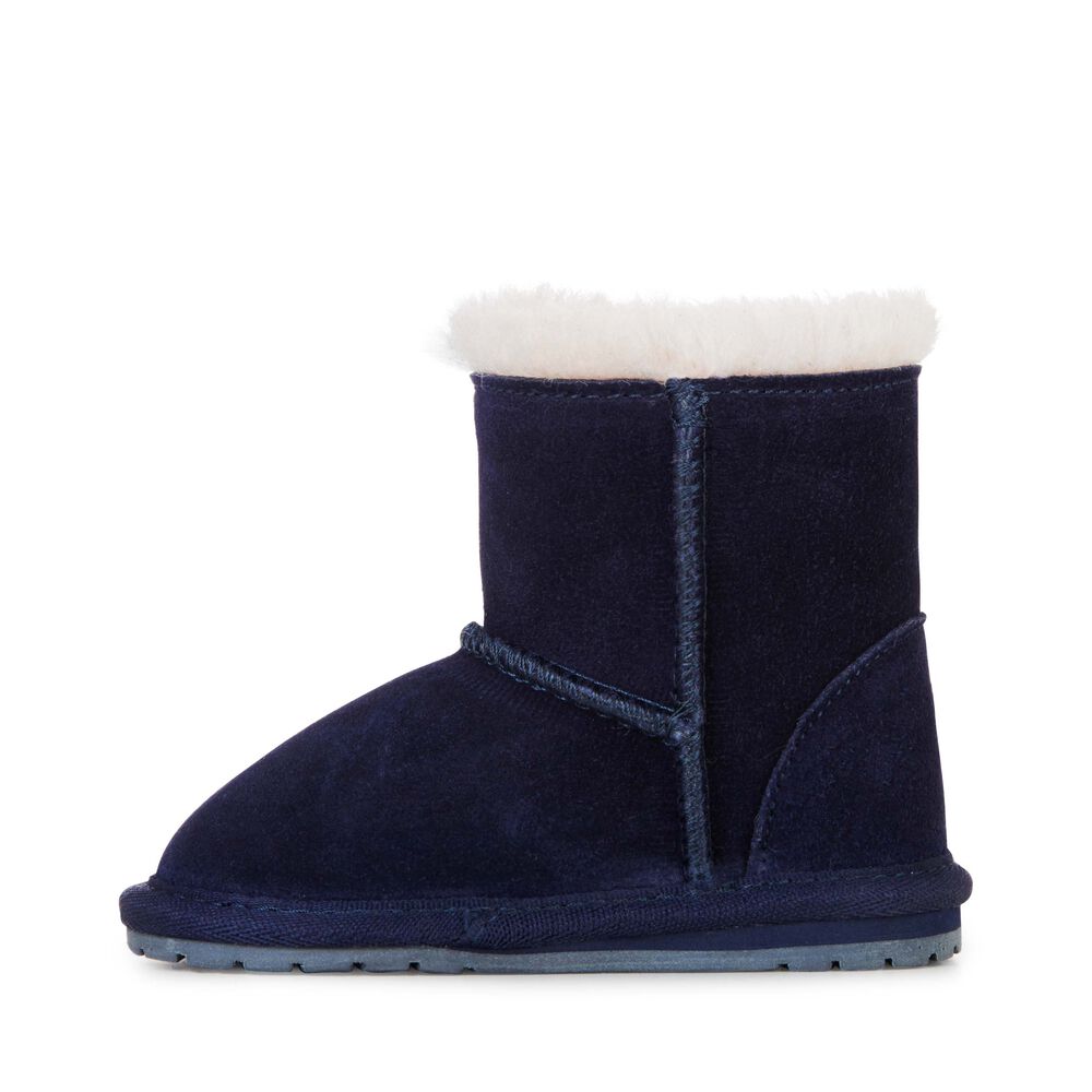 Emu Toddle Babies Stiefel Kinder Navy | 73HKSFUJQ