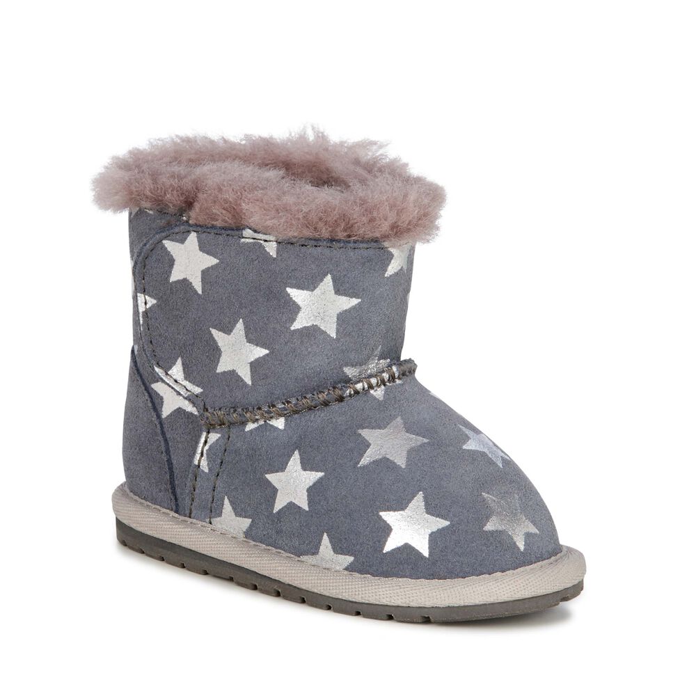 Emu Toddle Starry Night Babies Stiefel Kinder Tiefesgrau | 41WYMNJGT
