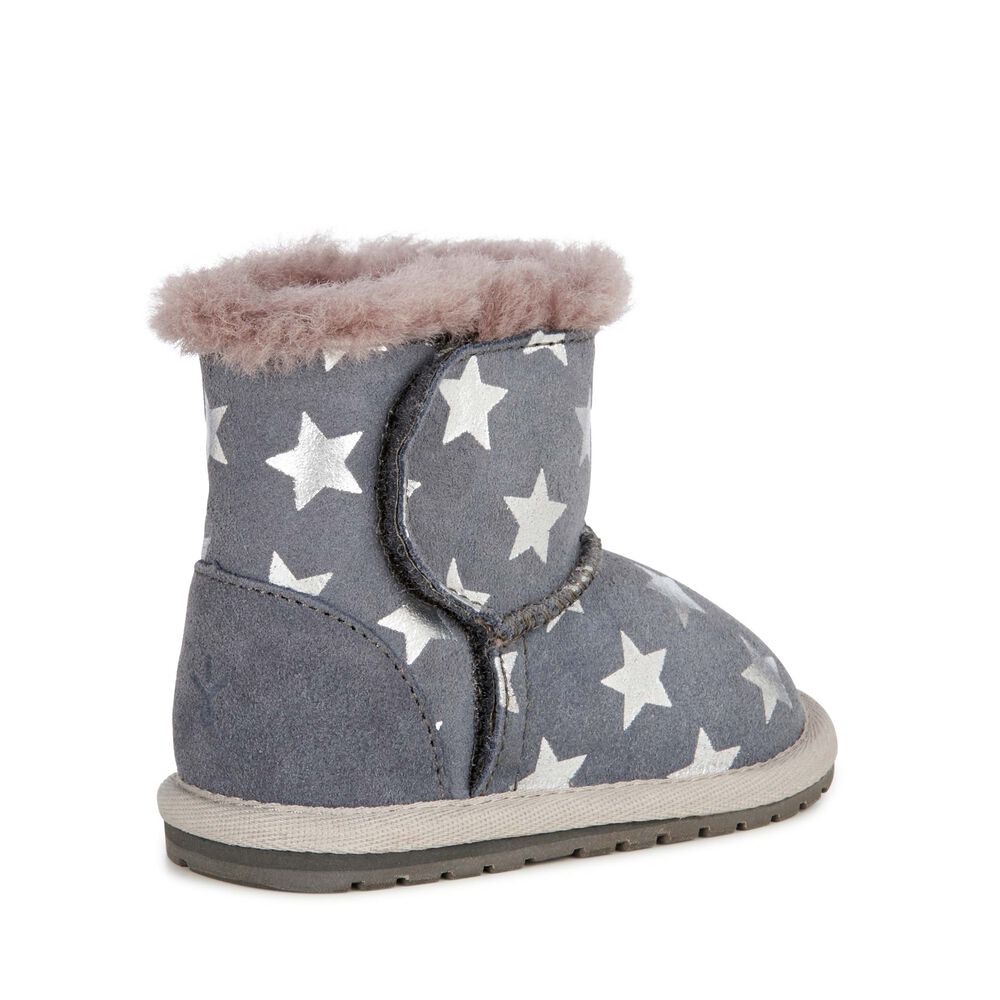 Emu Toddle Starry Night Babies Stiefel Kinder Tiefesgrau | 41WYMNJGT