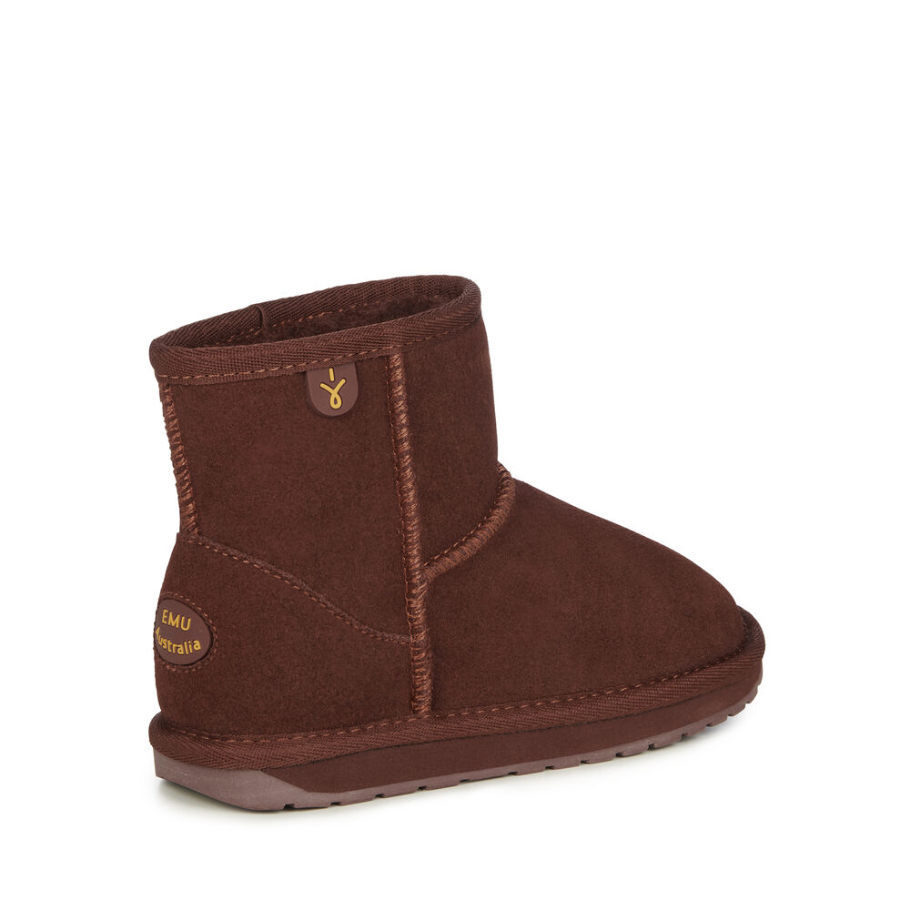 Emu Wallaby Mini Stiefel Kinder Bordeaux | 32RUSWJNB