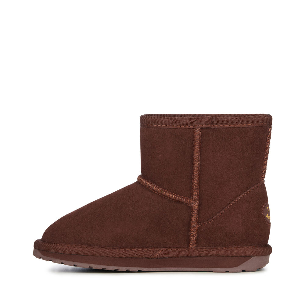 Emu Wallaby Mini Stiefel Kinder Bordeaux | 32RUSWJNB