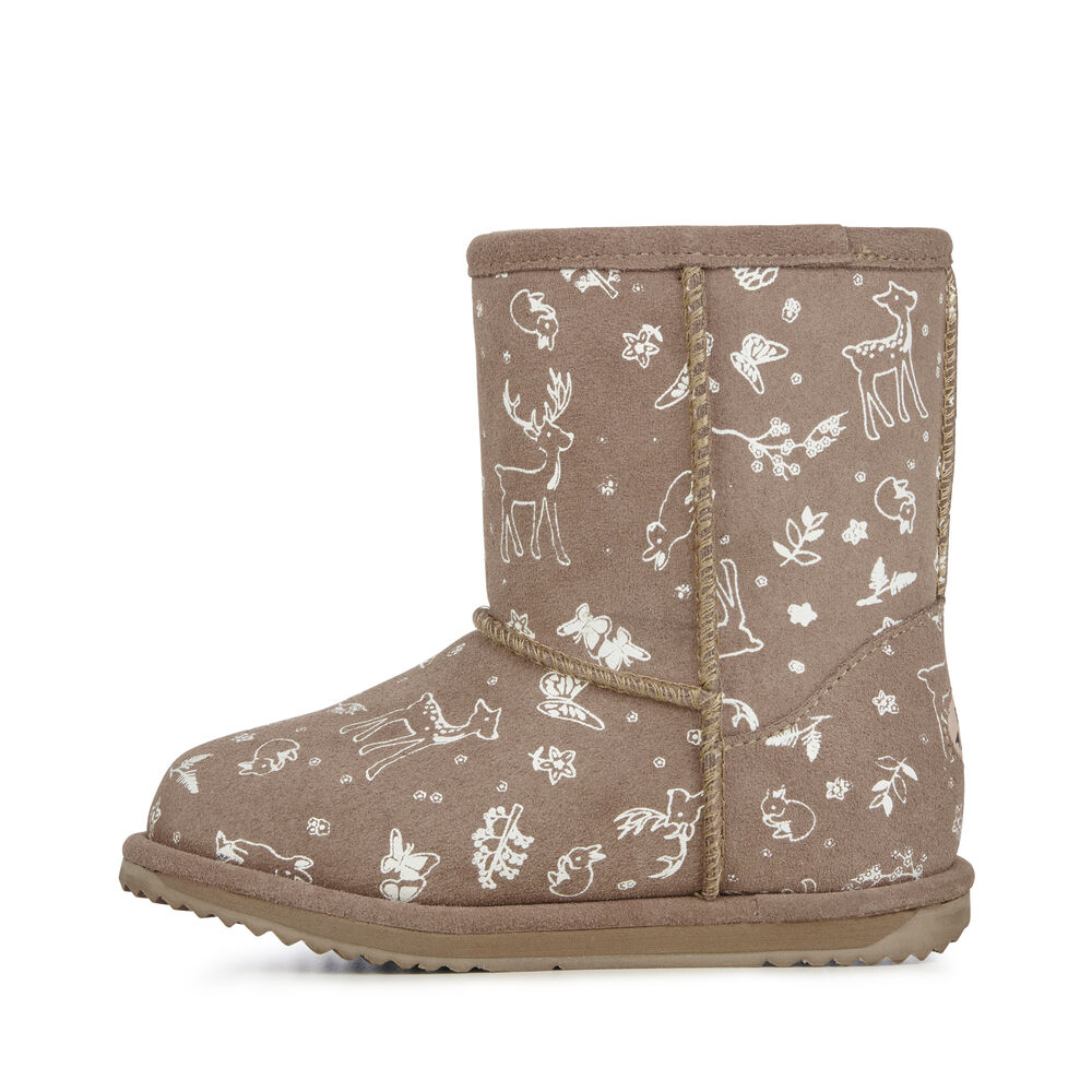 Emu Woodland Brumby Stiefel Kinder Khaki | 68OYKRIEX