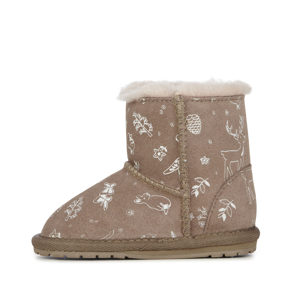 Emu Woodland Toddle Babies Stiefel Kinder Khaki | 03FMRPOYJ